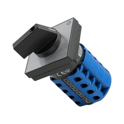 Kraus & Naimer CA10 A223 Changeover Cam Switch without Off, 4 Pole, 20A, 690V, 2 Position, Panel Mount