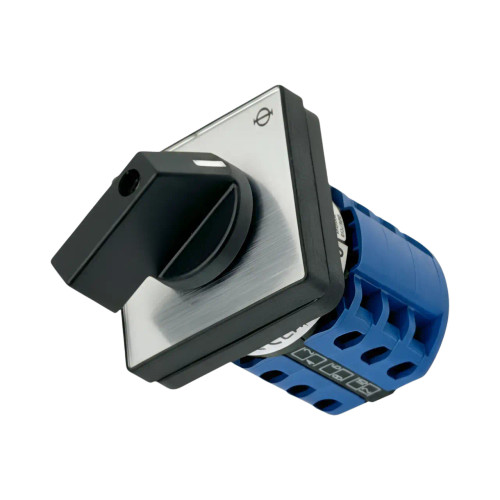 Kraus & Naimer CA10 A222 Changeover Cam Switch without Off, 3 Pole, 20A, 690V, 2 Position, Panel Mount