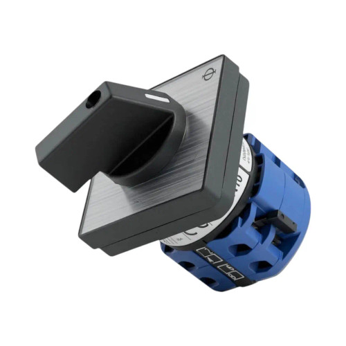 Kraus & Naimer CA10 A221 Changeover Cam Switch without Off, 2 Pole, 20A, 690V, 2 Position, Panel Mount