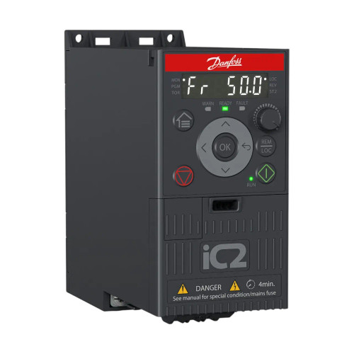 Danfoss IC2 Compact Variable Speed Drive, 0.75kW, 2.2A, 1hp, 380-480V AC, Three-Phase, IP20