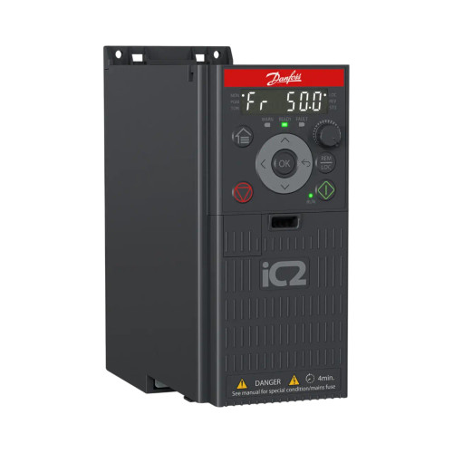Danfoss IC2 Compact Variable Speed Drive, 4 kW, Three-Phase, 380 to 480V AC, IP20
