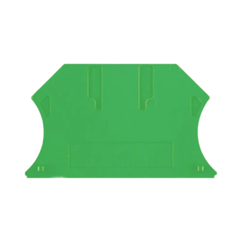 Weidmuller WAP 2.5-10 GN End Plate for Terminal Blocks, 56 x 1.5mm, Green