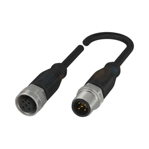 Balluff BCC Double-Ended Cable, M12 Female to Male Straight, 5-Pin, 0.3m