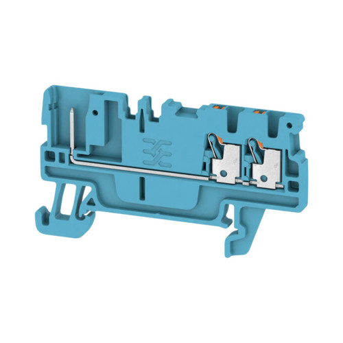 Weidmuller APGTB 1.5 Plug-In Modular Terminal Block, PUSH IN, 1.5mm², 500V, 17.5A, 3 Connection, Blue