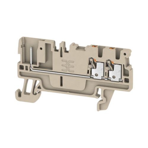 Weidmuller APGTB 1.5 Plug-In Modular Terminal Block, PUSH IN, 1.5mm², 500V, 17.5A, 3 Connection, Beige