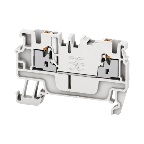 Weidmuller A2C 1.5 Feed-Through Terminal Block, PUSH IN, 1.5mm², 17.5A, 500V, White