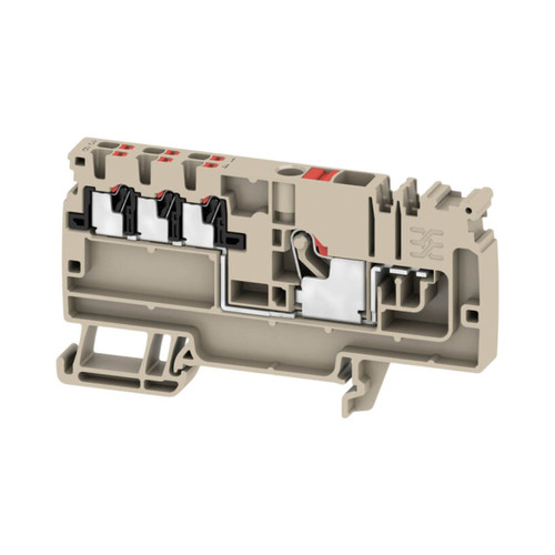 Weidmuller AAP11 Modular Distribution Terminal Block, PUSH IN, 6 mm², 6 Outputs, 500V, 41A