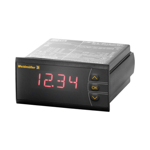 Weidmuller ACT20D Process Value Indicator, Universal I/U and Temperature Input, LED Display, 96 x 49 mm, IP65