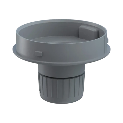 WERMA EvoSIGNAL Midi Tube Mount Adapter, 15mm Tube, Grey