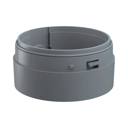 WERMA EvoSIGNAL Maxi Base Mount Adapter with Side Cable Gland, Grey