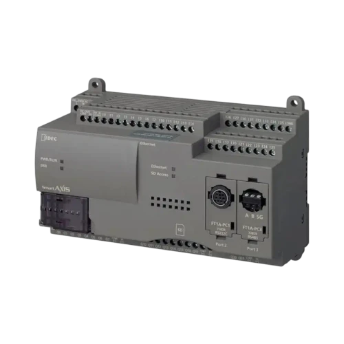 IDEC FT1A SmartAXIS Lite Micro PLC, 48 I/O, Transistor Source Output, Ethernet, SD Card, Modbus TCP