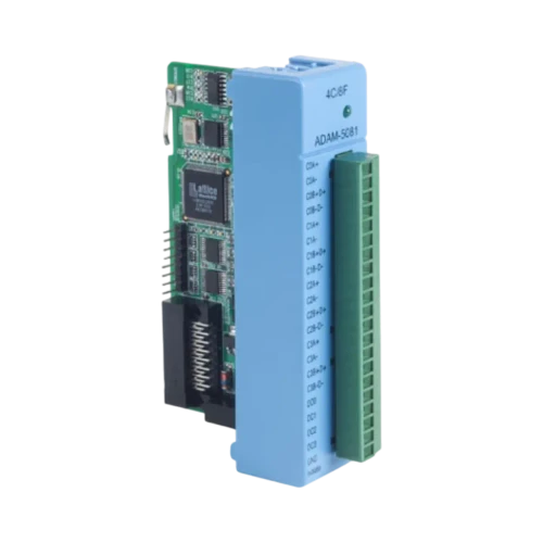 Advantech ADAM-5081 4/8 Channel High Speed Counter/Frequency Module, 5Hz-1MHz