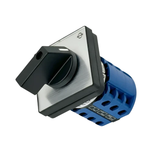 Kraus & Naimer CA10 A250 3-Step Rotary Switch without OFF, 2 Pole, 20A, 690V, Panel Mount