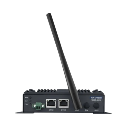 Advantech WISE-6610 Industrial LoRaWAN Gateway, AS923 MHz, Edgelink, Modbus/TCP & MQTT