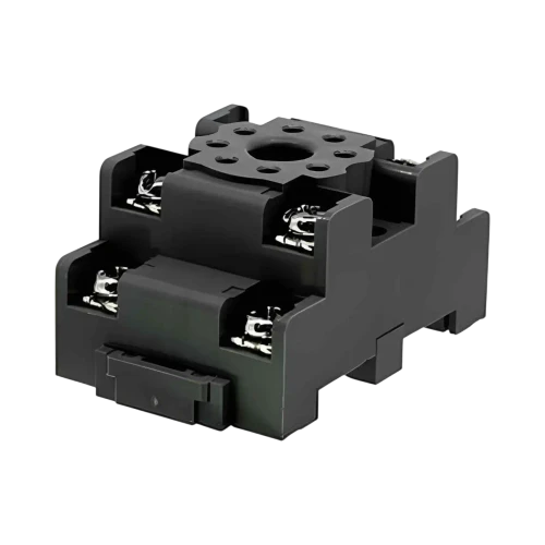 IDEC SR2P Relay Socket for RR2P Relays, 2 Pole, 8-Pin, DIN Rail Mount, Screw Terminal