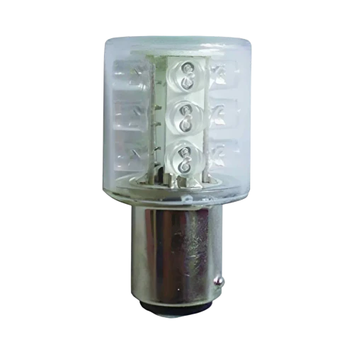 Werma 956 LED Permanent Bulb, Blue, 24V AC/DC, BA15D Base