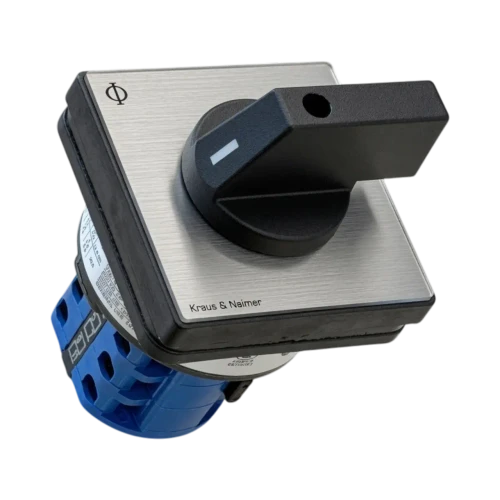 Kraus & Naimer CA10B A244 Rotary Switch with OFF, 6 Step, 1 Pole, 20A, 690V, IP66 Seal, 64 x 64mm Mount