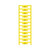 Weidmuller WAD 8 Terminal Marker with Lightning Flash, 8mm, Yellow/Black, Snap-On for WDU 4, WEW and ZEW 35/2