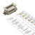 Weidmuller ELS 7/40 MC NE WS Cable Markers, 7x40mm, White, Slide-On, 8 per Sheet
