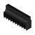 Weidmuller Power PCB Terminal Block, 10 Pole, 90°, 6mm², 32A, 1000V, Black
