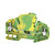 Weidmuller WTTB 6 PE Earthing Terminal Block, Screw Connection, 6mm², 500V, Green/Yellow