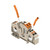 Weidmuller Plug-In Test Socket for Instrument Transformer Terminal Blocks, Orange
