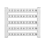 Weidmuller DEK 6.5 FWZ Dekafix Terminal Marker, 5 x 6.5mm, Printed 1 to 10, Horizontal, White
