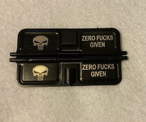 PUNISHER ZERO FUCKS GIVEN  AR 15 DUST DOOR 