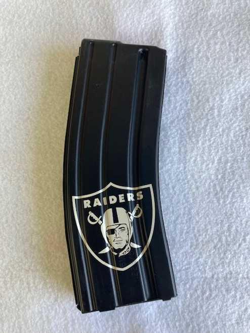 30 ROUND ENGRAVE RAIDERS 5.56 300 BLACK OUT 30 ROUND ENGRAVE RAIDERS 5.56 300 BLACK OUT