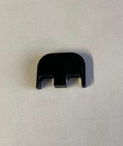 BILLET BLACK Glock Gen 1-5 Billet Backplate Slide Plate USA MADE BILLET BLACK Glock Gen 1-5 Billet Backplate Slide Plate USA MADE