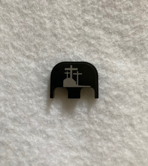 3 CROSSES Glock Gen 1-5 Billet Backplate Slide Plate USA MADE 3 CROSSES Glock Gen 1-5 Billet Backplate Slide Plate USA MADE