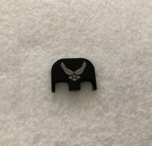 AIRFORCE Glock Gen 1-5 Billet Backplate Slide Plate USA MADE AIRFORCE Glock Gen 1-5 Billet Backplate Slide Plate USA MADE