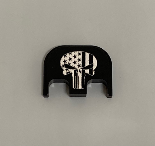 PUNISHER WITH FLAG GLOCK Backplate to fit 1-5 GEN PUNISHER WITH FLAG GLOCK Backplate to fit 1-5 GEN