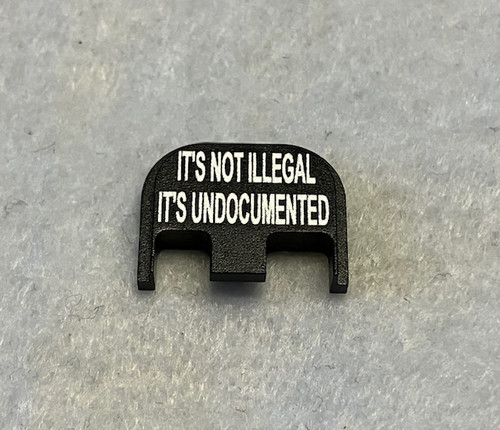 ITS NOT ILLEGAL ITS UNDOCUMENTED GLOCK Backplate to fit 1-5 GEN