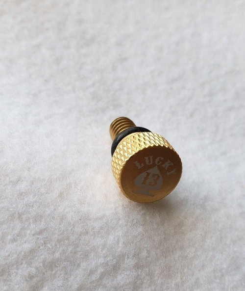 LUCKY 13 GOLD SMALL SEAT BOLT LUCKY 13 GOLD SMALL SEAT BOLT