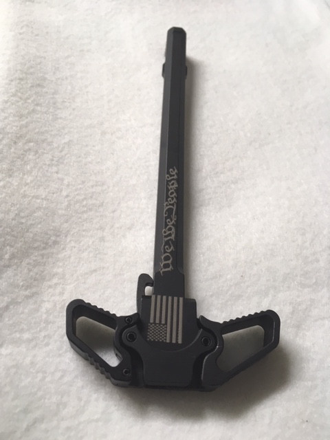 WE THE PEOPLE/US FLAG  AR-15 DUAL AMBIDEXTROUS CHARGING HANDLE