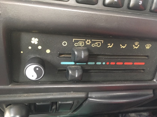 AC/HEATER FAN KNOB JEEP WRANGLER 1997-2006 TJ YIN&YANG