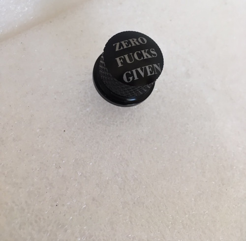 ZERO FUCKS GIVEN  LARGE SEAT BOLT ZERO FUCKS GIVEN  LARGE SEAT BOLT