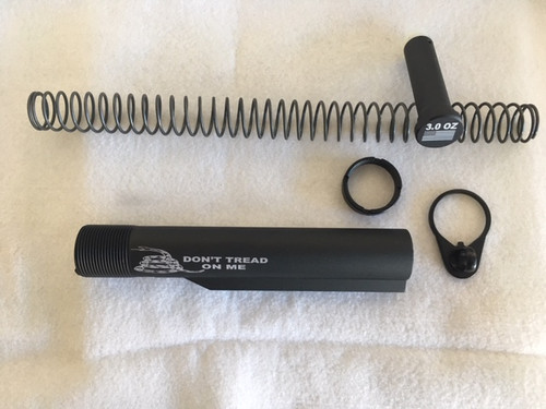 DONT TREAD ON ME  MIL-SPEC BUFFER TUBE ASSEMBLY 6 POSITION