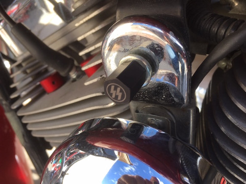 DOUBLE LIGHTING BOLTS  HORN NUT