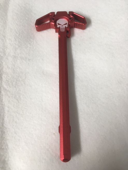 RED PUNISHER  AR-15 DUAL AMBIDEXTROUS CHARGING HANDLE