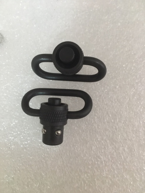 Heavy Duty Push Button Quick Detach Sling Swivel Steel Package of 2