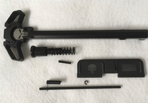 PUNISHER UPPER BULID KIT AMBI LATCH CHARGING HANDLE DUST DOOR FORWARD ASSIST