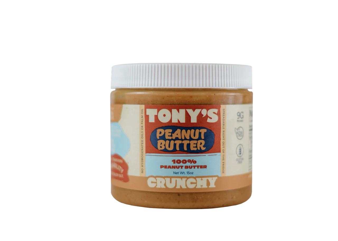 CRUNCHY UNSWEETENED PEANUT BUTTER