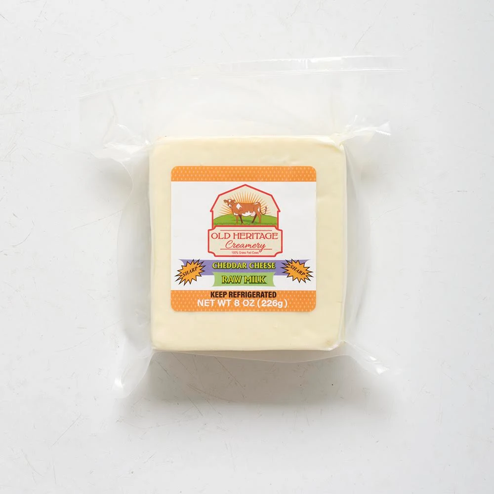 Raw Milk SHARP Cheddar Cheese 