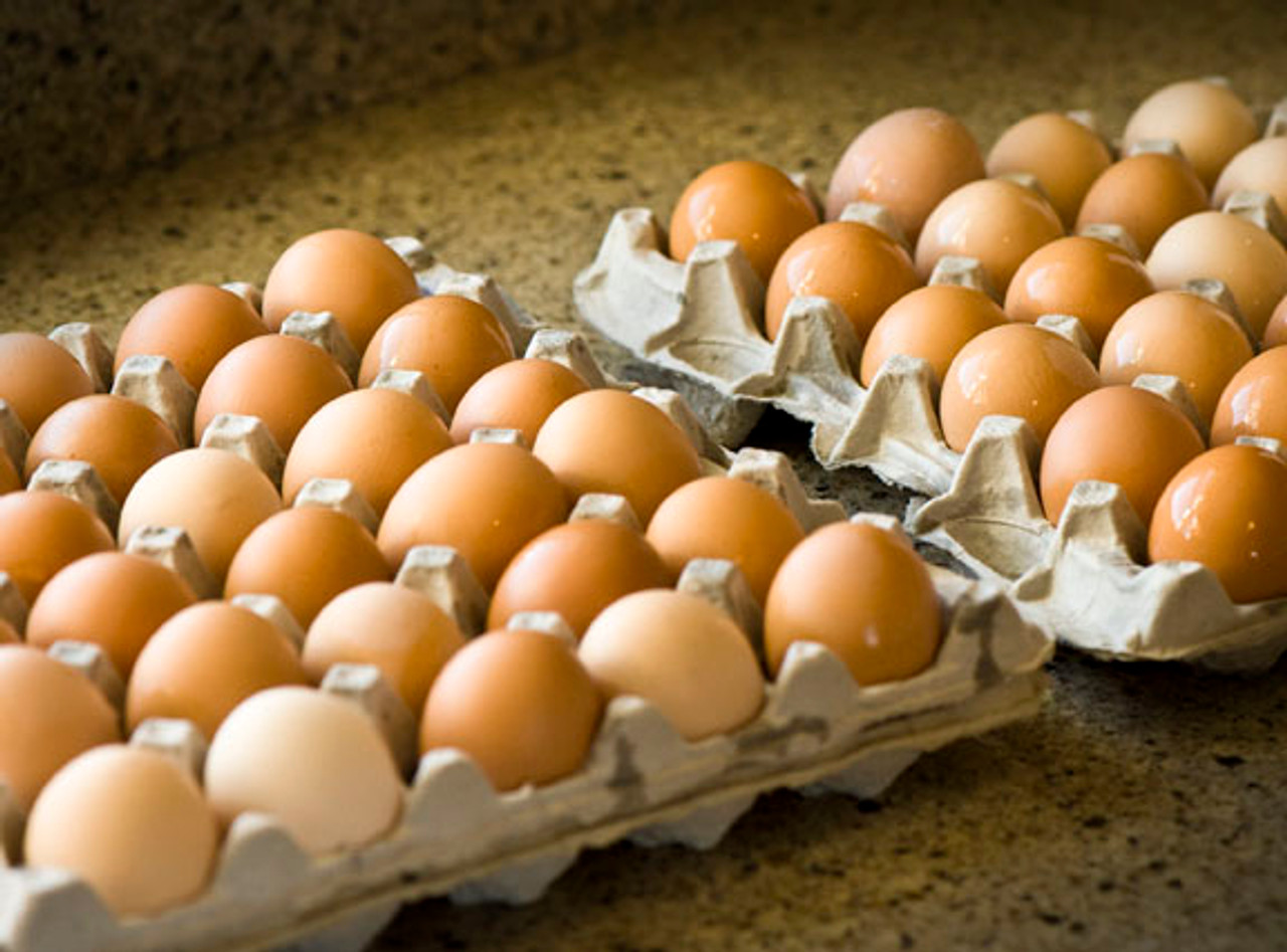 Flat of 2.5 dozen large eggs NO MARKET PICK UP DELIVERY ONLY