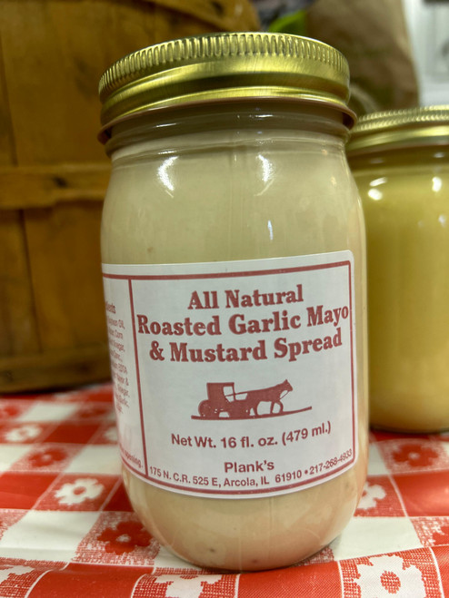 Plank's All Natural Roasted Garlic Mayo & Mustard Spread