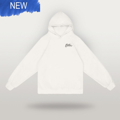 Better Together Graffiti Heart Hoodie - White