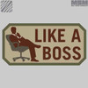 Mil-Spec Monkey Like a Boss Patch LIKEABOSS Thumbnail Image