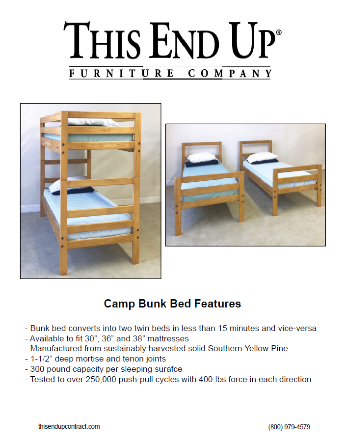 Camp Bed Tear Sheet